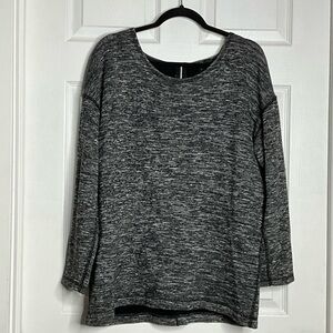 J Crew - Black Grey Long Sleeve Sweater - Size XL